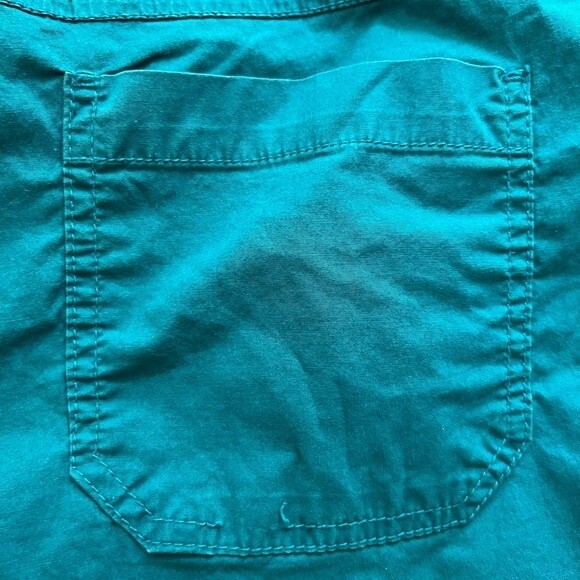 Lane Bryant Teal Turquoise Pedal Bermuda Shorts Capris Women's size 18 - Picture 4 of 7